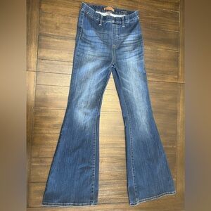 Judy Blue Dark Wash Pull On Flare Jeans